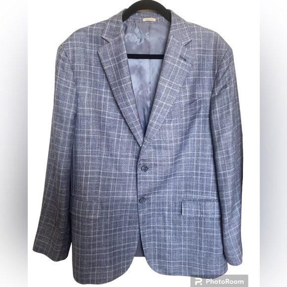 Joseph Abboud Heritage Men's Blazer/Sport Coat Silk/Linen Blend Size 44R